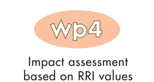 WP 4 - Impact assessment based on RRI values
